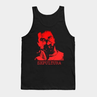 Sepultura // Head Mask Tank Top